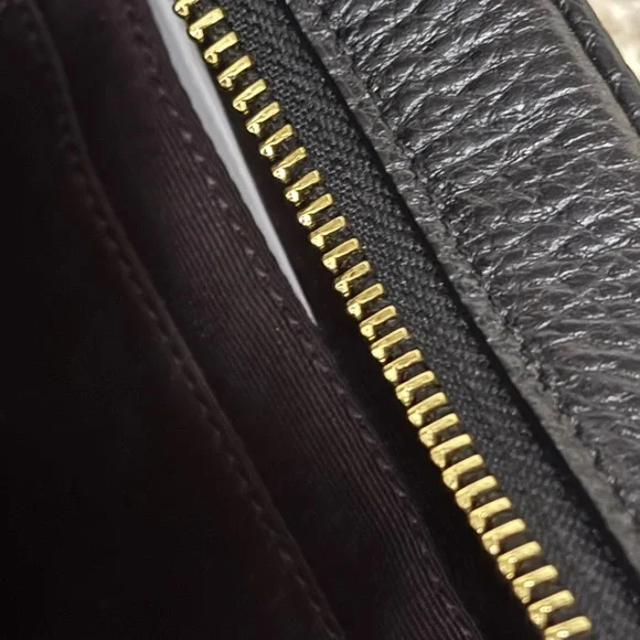 Coach Black Pebbled Leather Shoulder Bag - Picture 12 of 16